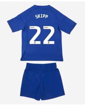 Leicester City Oliver Skipp #22 Maglia Gara Casa Repliche 2025-26 Bambino Maniche Corte